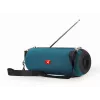 Stereo prenosný reproduktor GEMBIRD SPK-BT-17-G — Bluetooth 5.1, 5 W RMS, 1200 mAh, MicroSD, FM, AUX