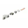 Keystone RJ45 modul DELOCK 90374 Cat.6A 90° bez nástroja