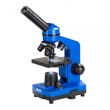Zložený mikroskop Deltaoptical DO-3211 s modrým LED osvetlením, model Biolight 100