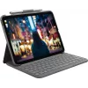 Logitech 920-011423 klávesnica pre mobilné zariadenia QWERTZ nemecká Bluetooth sivá