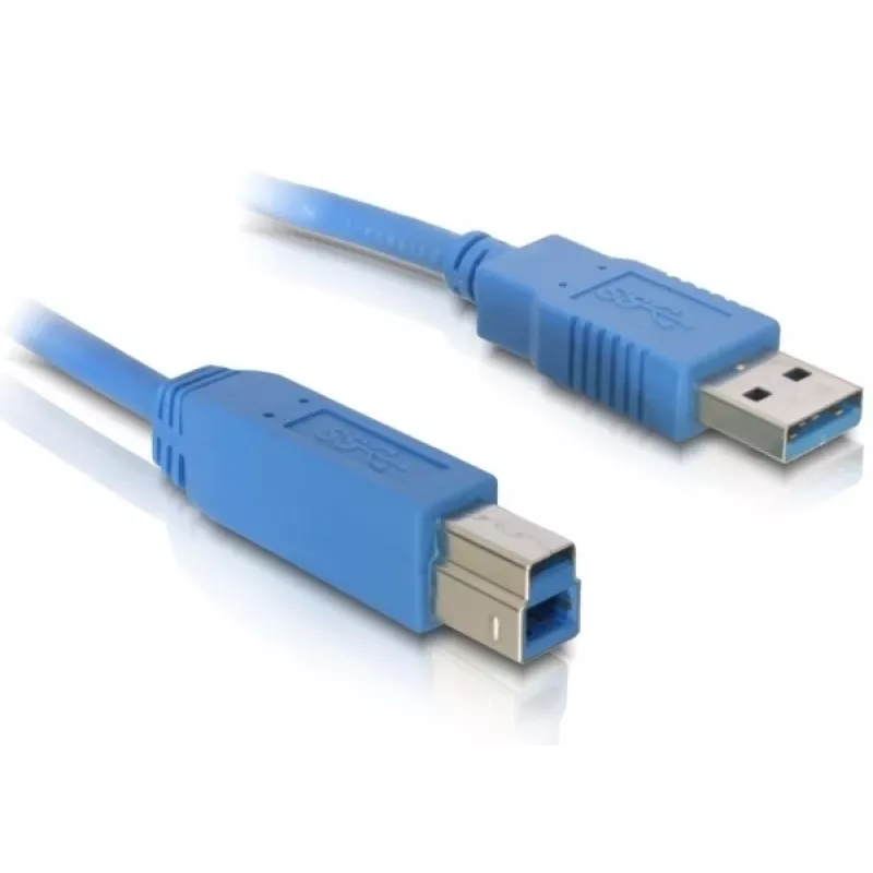 DeLOCK 82581 kábel USB 3.0, USB-A samec na USB-B samec, 3 m, modrý