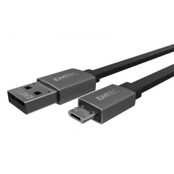 USB kábel Emtec T700B 1,2 m USB A Micro-USB B čierny