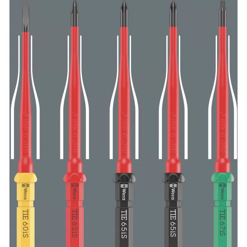 Wera Kraftform Kompakt VDE 16 Torque extra štíhla sada skrutkovačov (05006609001)