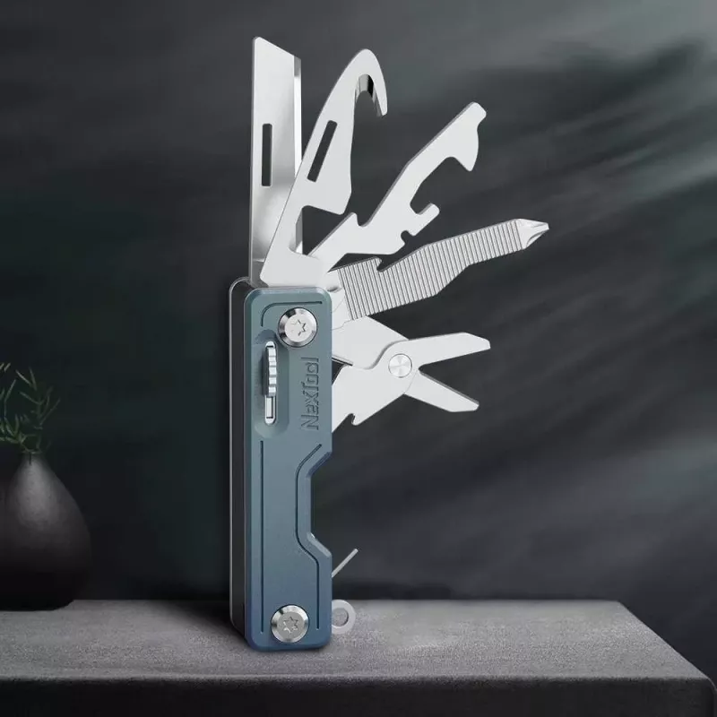 NexTool NE20100 10-in-1 multitool nôž, khaki