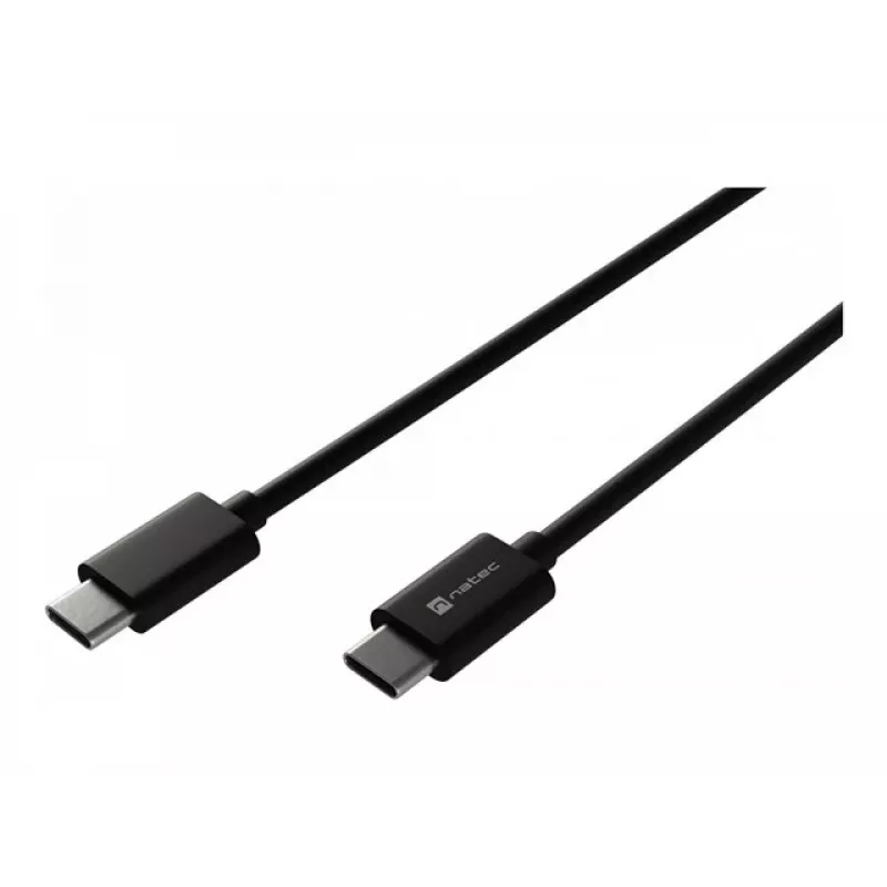 USB-C na USB-C kábel NATEC NKA-2146, 1 m, čierny