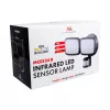 LED nástenné svietidlo MACLEAN MCE524 s PIR detektorom pohybu, model MCE524 B