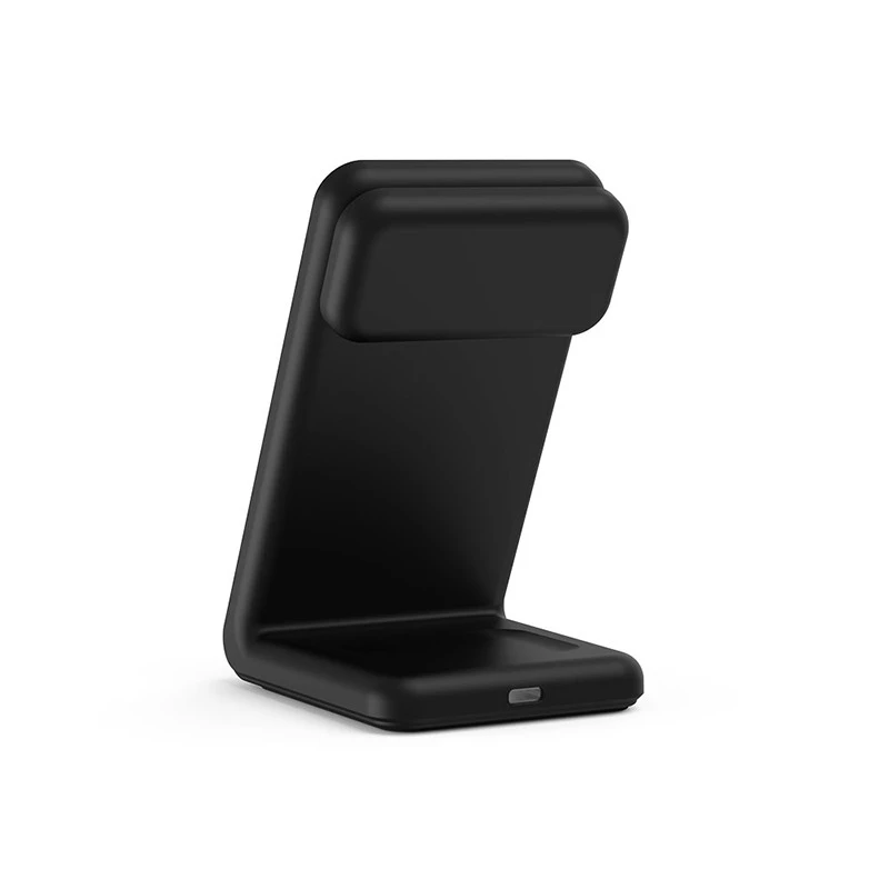 Indoor nabíjačka Crong CRG-MSPS-BLK smartwatch čierna Lightning USB bezdrôtová