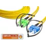 Lightwin LDP-09 SC/APC-SC Duplex Singlemode 9/125µm Optický prepojovací kábel, 2 m