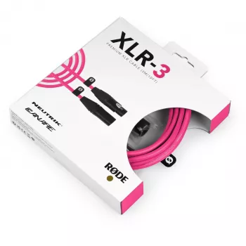 RØDE XLR3M-P audio kábel 3 m XLR ružový