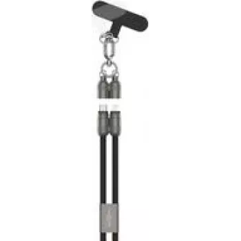 Ansmann Lanyard kábel USB Type-C na Lightning čierny - kábel - digitálne/dátové (1700-0192)