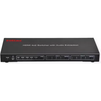 ROTRONIC-SECOMP ROLINE 4K HDMI Matrix Switch, 4 x 2 - video/audio switch