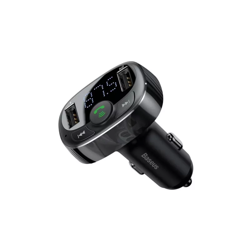 FM vysielač Baseus SUP0004410 87,5–108 MHz Bluetooth USB čierny