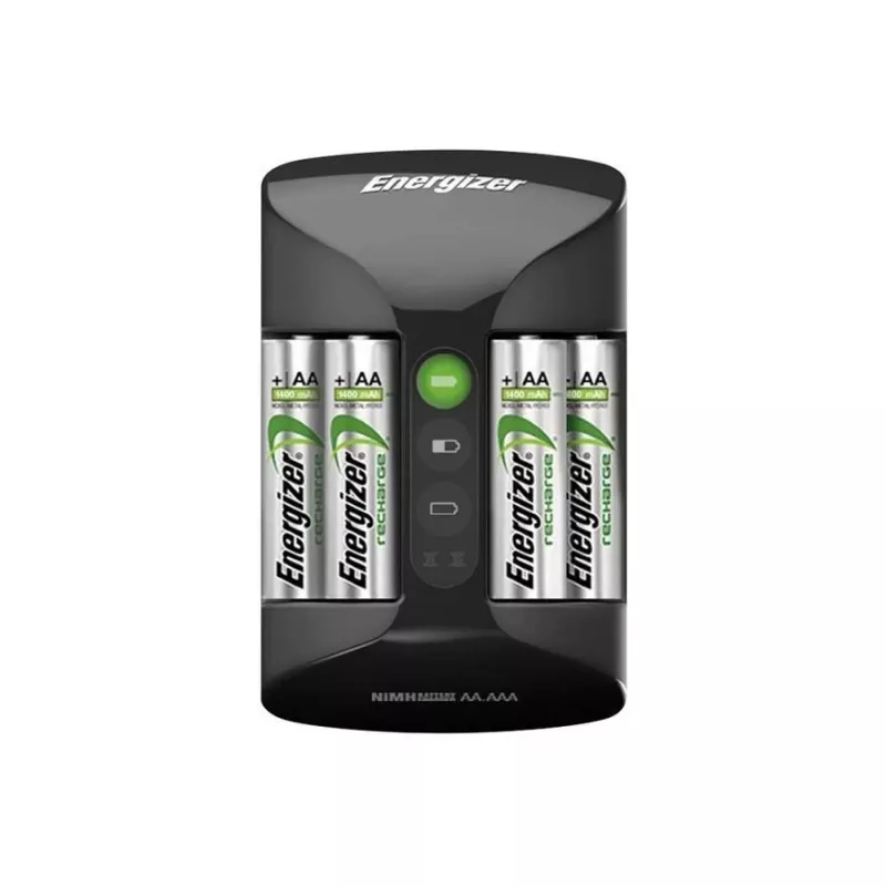 Nabíjačka batérií Energizer Pro Charger AC 4-kanálová pre AA/AAA NiMH, 100–240 V, 2000 mAh v balení