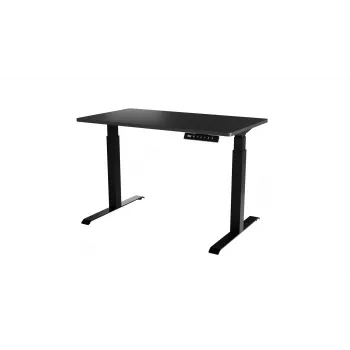 Stôl Cama Meble MOON elektricky výškovo nastaviteľný rovný stôl 1210×670 mm čierny/antracit