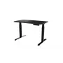 Stôl Cama Meble MOON elektricky výškovo nastaviteľný rovný stôl 1210×670 mm čierny/antracit