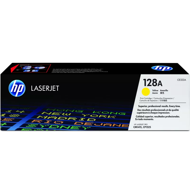 HP 128A Yellow originálna LaserJet tonerová kazeta, 1300 strán, žltá, 1 kus