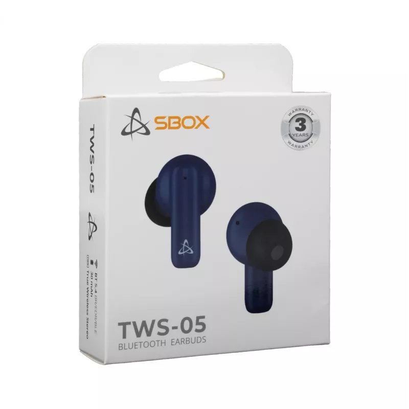 Slúchadlá SBOX EB-TWS05 modré