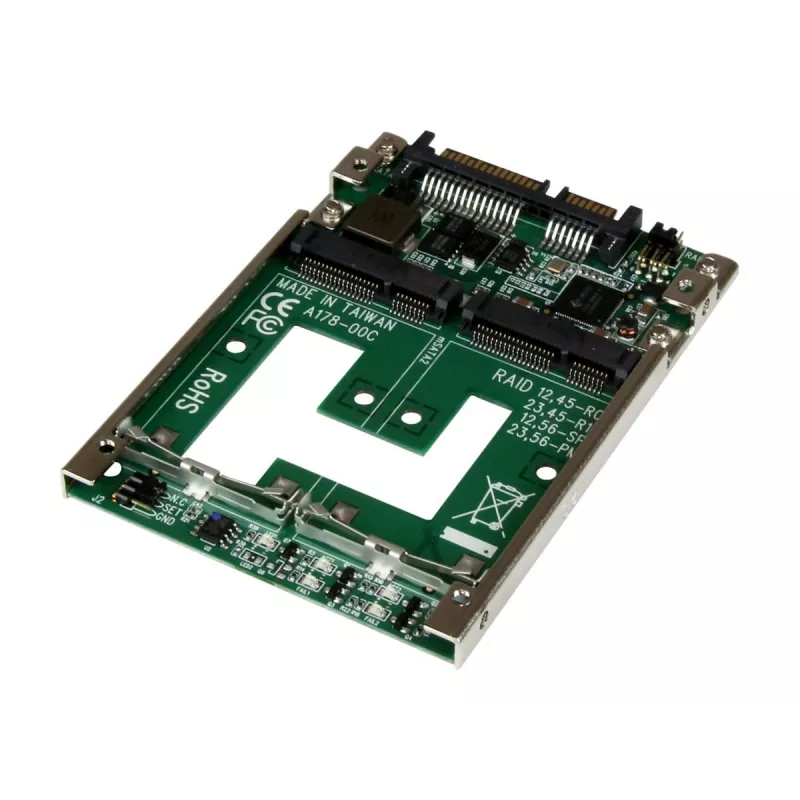StarTech.com adaptér konvertor Dual mSATA SSD na 2,5