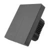 WLAN nástenný vypínač Sonoff M5-2C-80, 2 obvody, model M5-2C-80