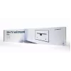 Tenký pevný nástenný držiak na TV Gembird WM-S80F-01 37–80" (2,03 m), VESA do 600x400, max. 50 kg, čierny