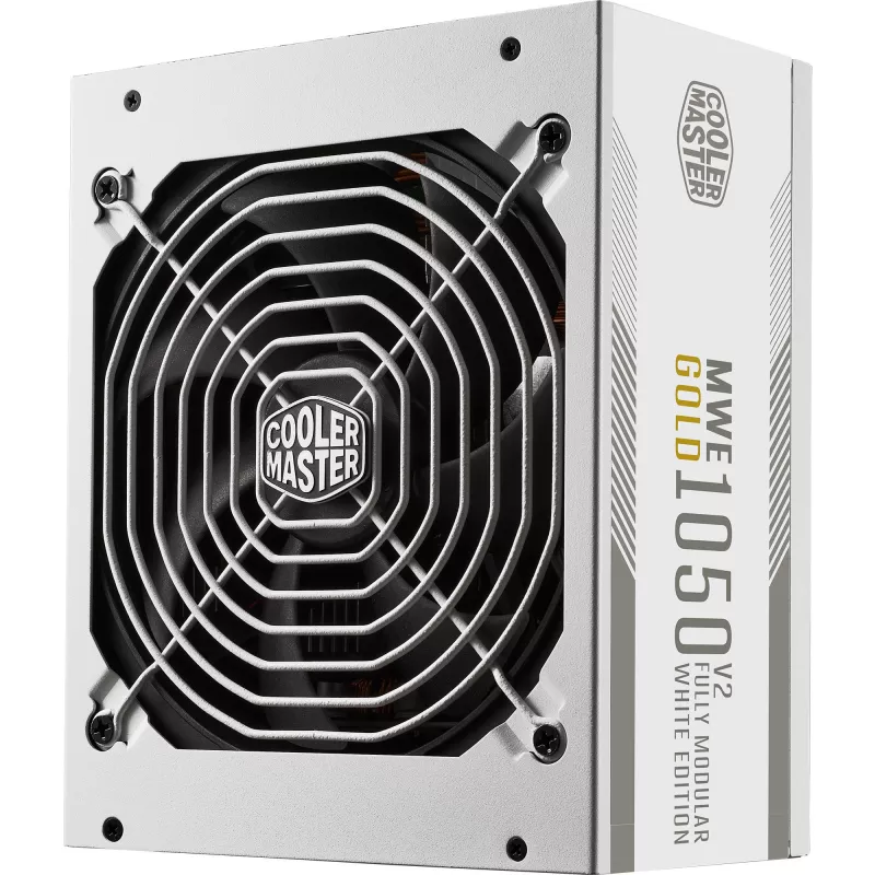 Zdroj Cooler Master MWE Gold 1050 V2 ATX 3.1, 1050 W, biely, MPE-A501-AFCAG-3EGEU