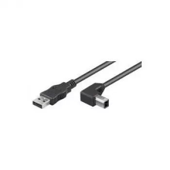 Wentronic Goobay USB 2.0 Hi-Speed kábel, čierny, 0,5 m - USB 2.0 konektor samec (Type-A) > USB 2.0 konektor samec (Type-B) (93016)