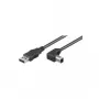 Wentronic Goobay USB 2.0 Hi-Speed kábel, čierny, 0,5 m - USB 2.0 konektor samec (Type-A) > USB 2.0 konektor samec (Type-B) (93016)