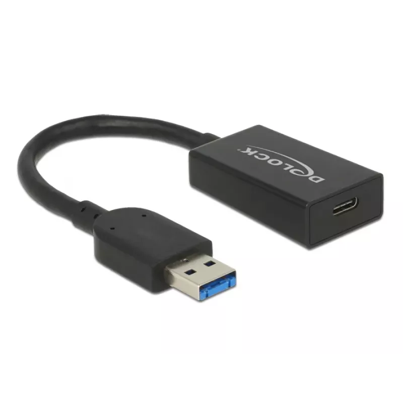 USB kábel DeLOCK 65698 USB 3.2 Gen 2 0,15 m USB A USB C čierny