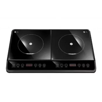 Indukčná varná doska LIN LI-35P2N, vstavaná 2 zóny, 2000 W + 1500 W, dotykové ovládanie, keramické sklo