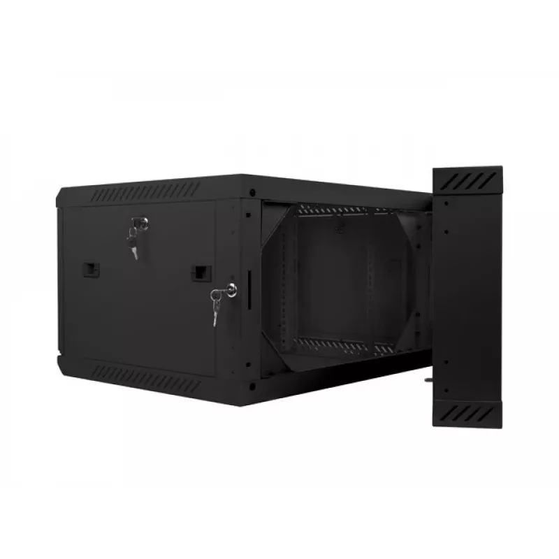 Nástenný rack LANBERG WF02-6606-10B 6U 600x374,3x600 mm nehrdzavejúca oceľ čierny