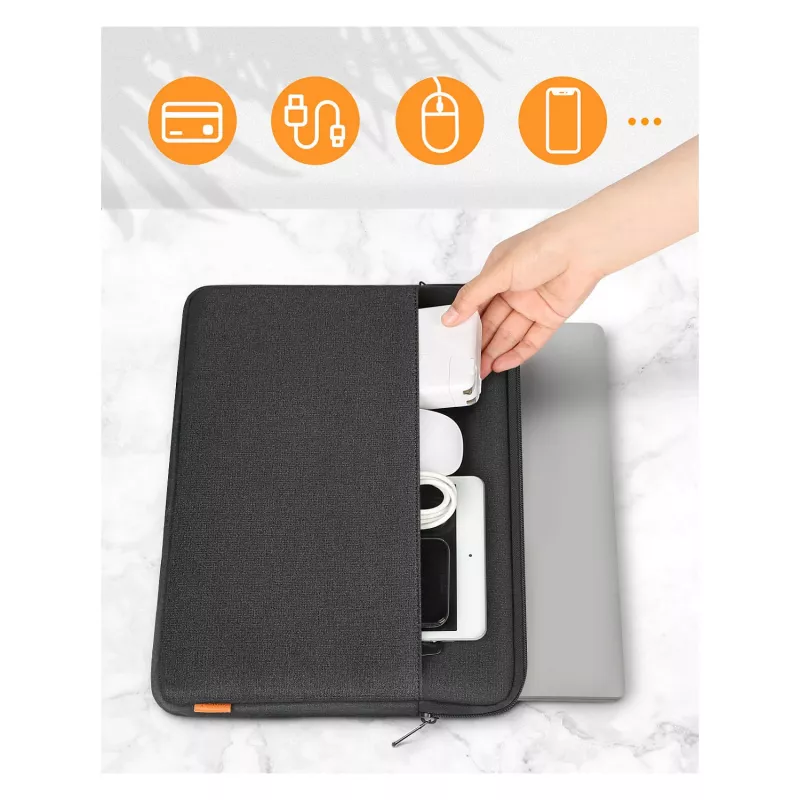 Sleeve taška Inateck LB01005 pre 39,6 cm (15,6 palcov) notebooky, čierna