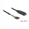 USB kábel DeLOCK 63913 2m USB-C čierny