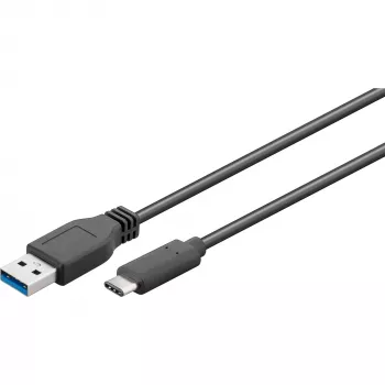 Wentronic Goobay USB 3.0 SuperSpeed kábel > USB-C™, 3 m - USB 3.0 konektor samec (Type-A) > USB-C konektor samec (73141)