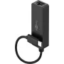 Goobay USB-C ethernetový adaptér čierny – na pripojenie PC alebo Apple MacBook k sieti (76579)