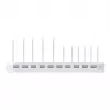 Unitek nabíjacia stanica 10x USB 2.4A 60W biela