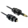 Toslink audio kábel DeLOCK 82875 1 m Mini-TOSLINK čierny