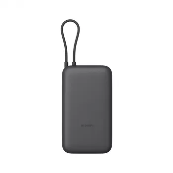 Powerbanka Xiaomi 20000mAh s integrovaným káblom, tmavosivá, model 61828