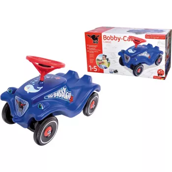 Šmýkacie auto Simba-Dickie BIG Bobby-Car, tlačný pohon, vek 1–5, 4 kolesá, modrá/červená