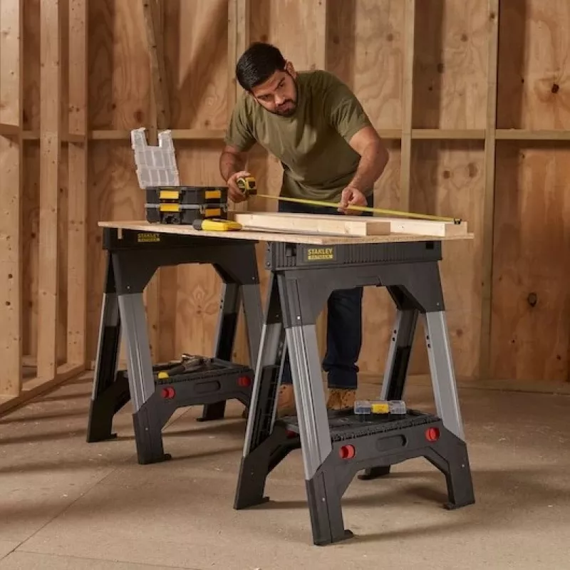 Stanley FatMax 1-92-980 pracovné kozy, pár, nosnosť do 1135 kg, čierne