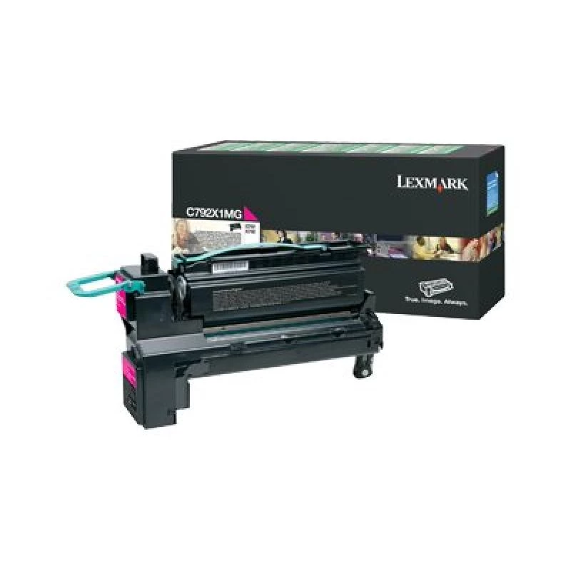 Lexmark C792X1MG tonerová kazeta s extra vysokou výťažnosťou, 20 000 strán, purpurová