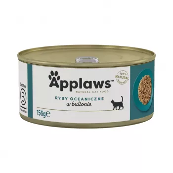 APPLAWS morské ryby vo vývare - mokré krmivo pre mačky - 156 g