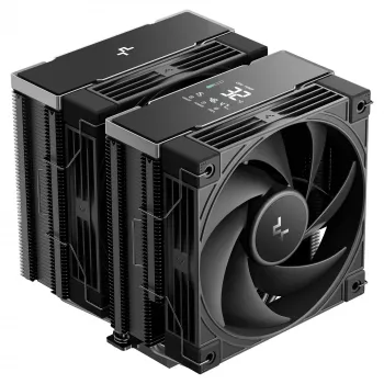 Vzduchový chladič DeepCool AK620 G2 Digital NYX, 120-mm ventilátor, max. tlak vzduchu 2,78 mmH2O, 144 × 127 × 159 mm, čierny