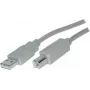 USB kábel USB 2.0 ShiverPeaks BS77021 1 m sivý