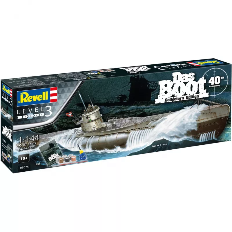 Model v mierke Revell DAS BOOT 40. výročie darčeková sada