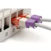 Farebný kódovací klip Digitus Color Clips pre patch káble A-CC-VI PVC fialový