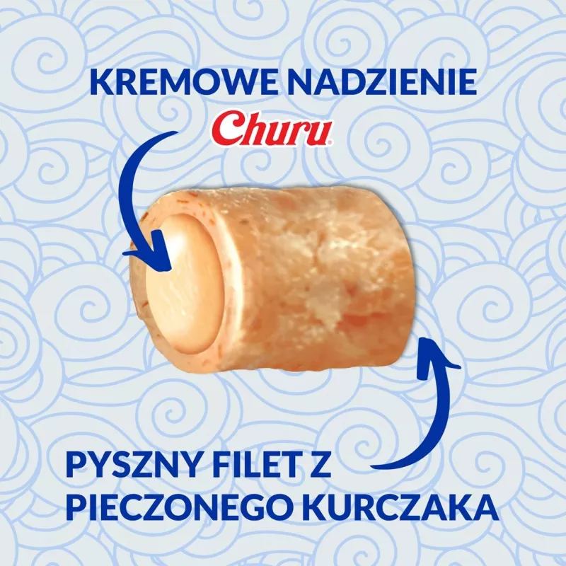 INABA Churu Bites kurací recept - mačacie maškrty - 3x10 g