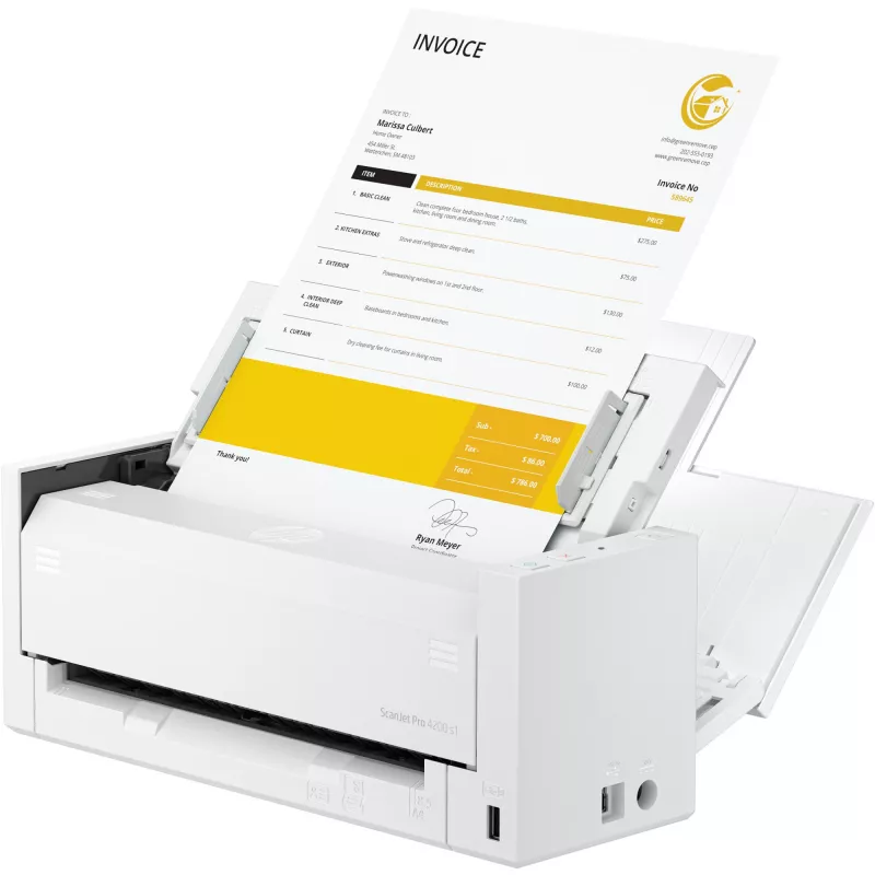 ADF skener HP ScanJet Pro 4200 s1 600 x 600 DPI A4 modrý biely