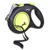 FLEXI nový Neon L – navíjacie vodítko – 5 m