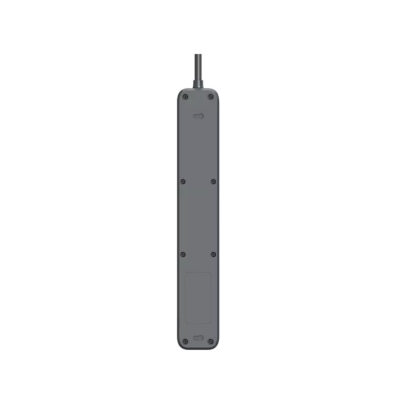 Tracer Power Line+ TRALIS47026 zásuvková lišta, 4 zásuvky, USB-A + USB-C PD 18 W, 1,5 m, grafitová