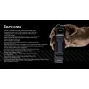 Ručná lampa Nitecore EDC29 puzdro z nehrdzavejúcej ocele, 2 LED, 15–6500 lm, IP54, USB nabíjateľná